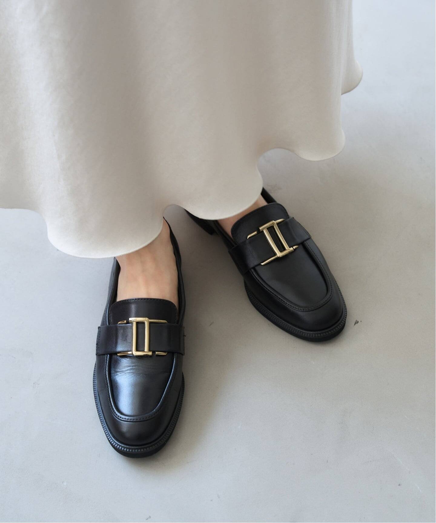 LE TALON｜《追加》レザーメタルモチーフローファー | Rakuten Fashion