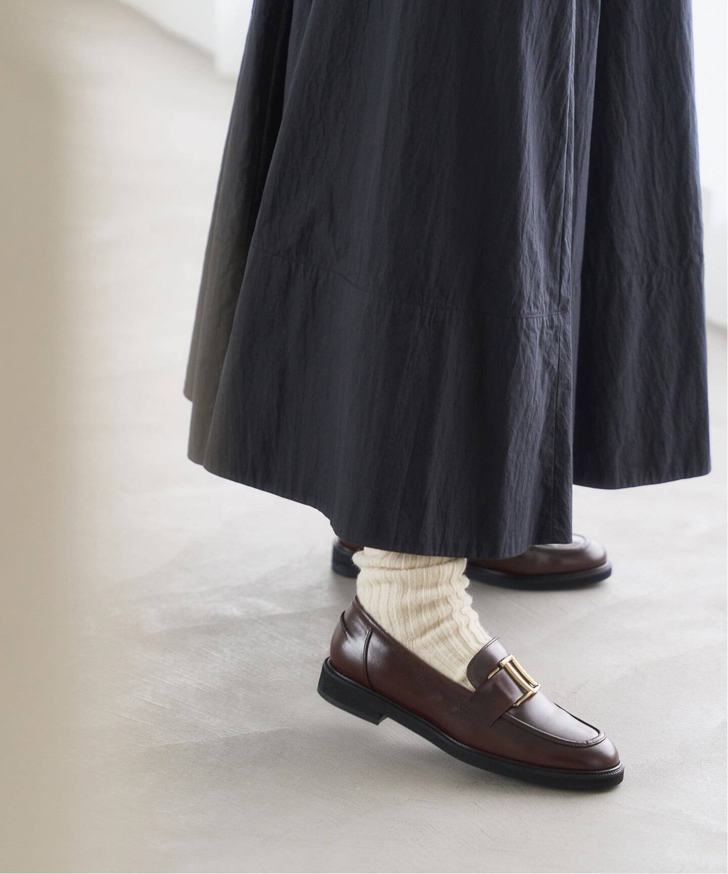 LE TALON｜《追加》レザーメタルモチーフローファー | Rakuten Fashion