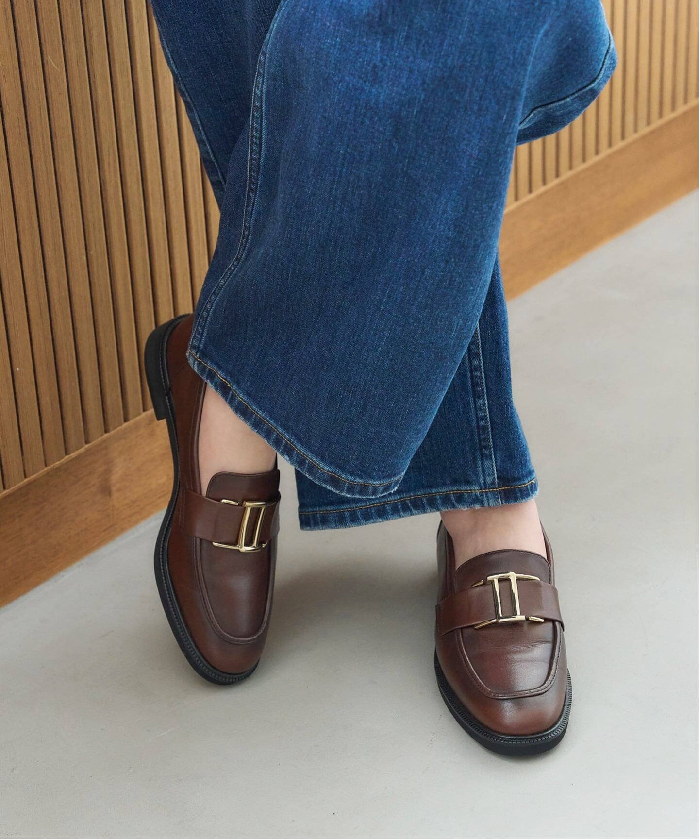 LE TALON｜《追加》レザーメタルモチーフローファー | Rakuten Fashion