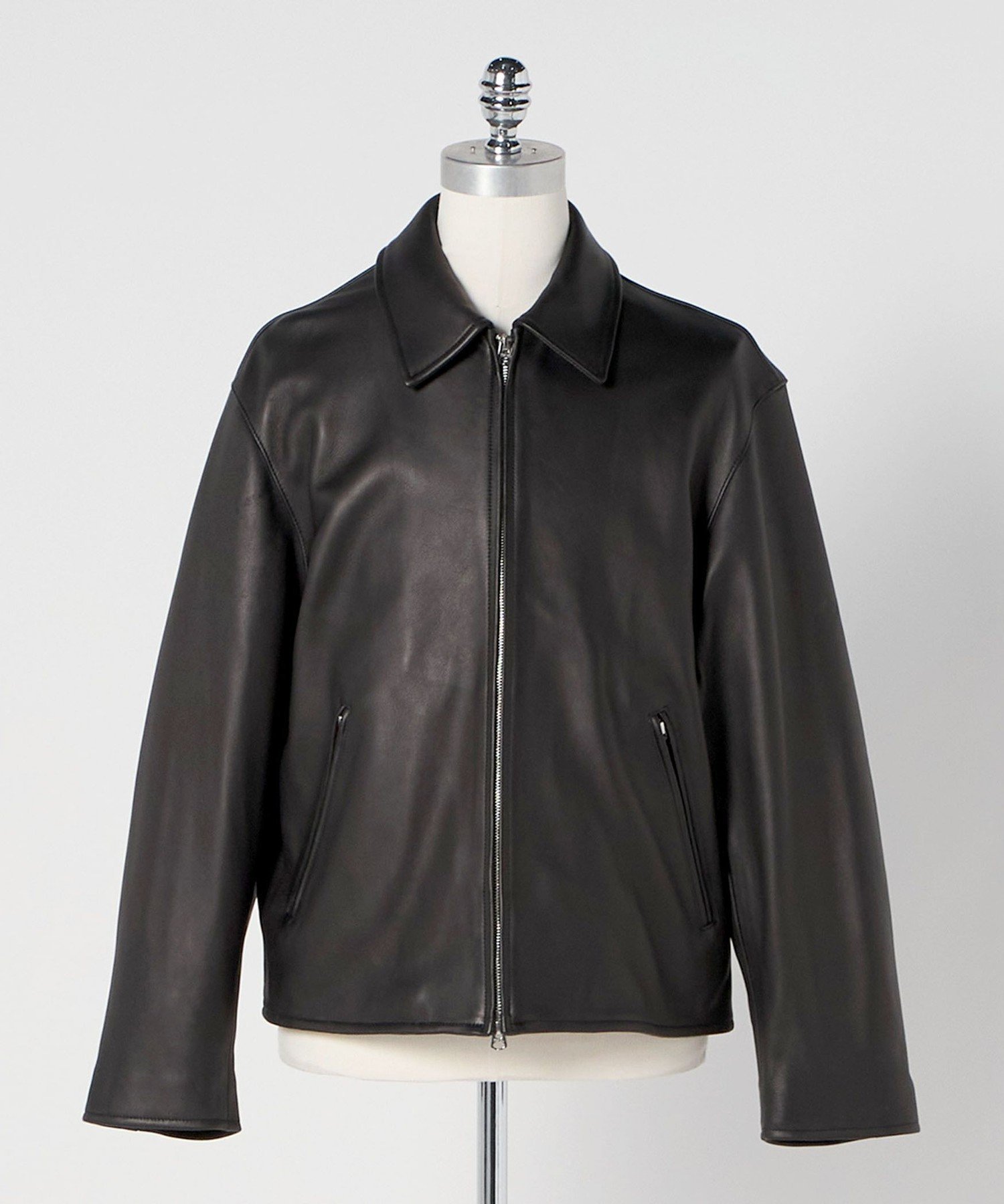 UNITED ARROWS 羊革 レザージャケット 極希少XL BEAUTY&YOUTH / UNITED ARROWS シングルライダース ゴート