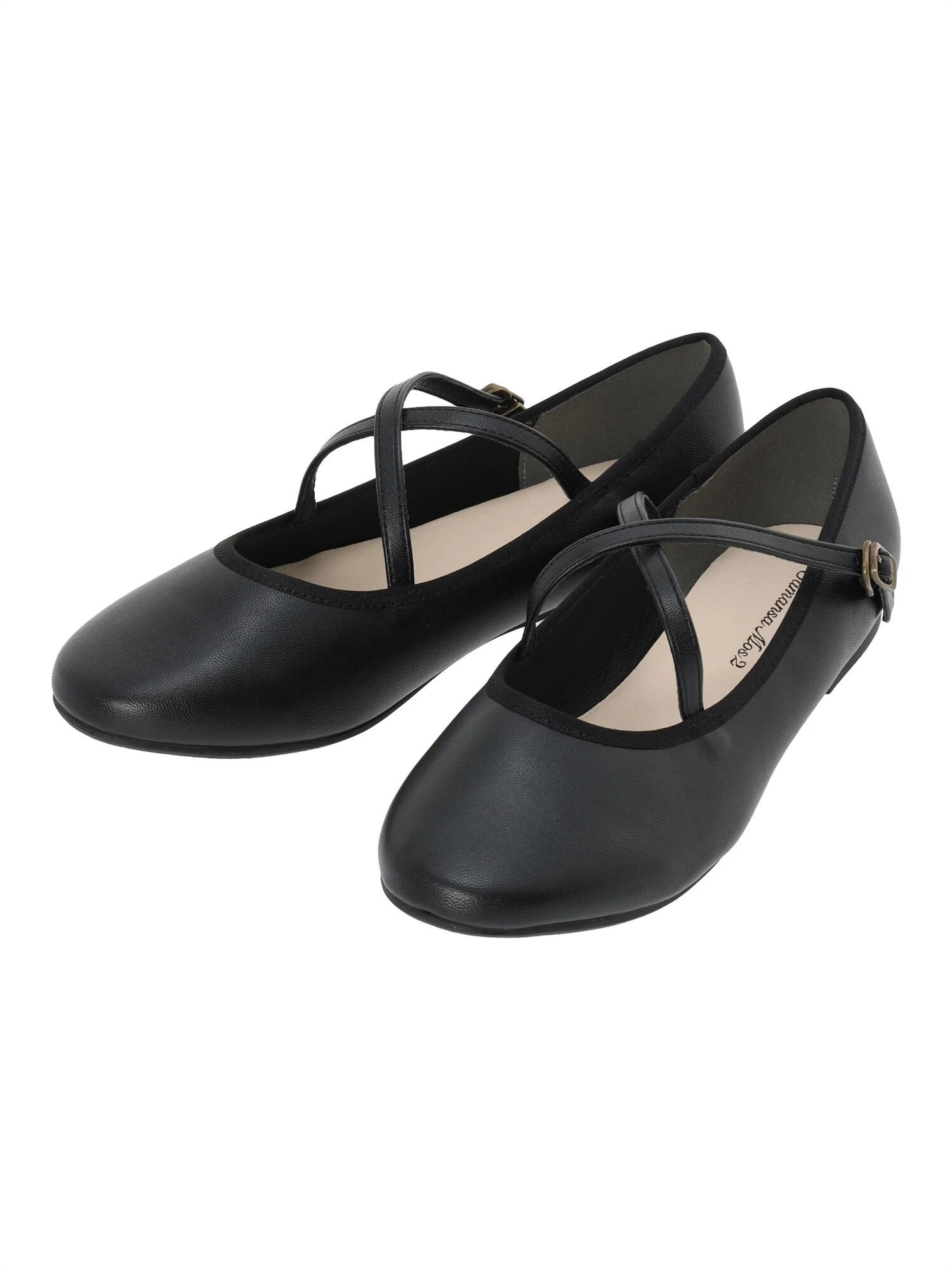 Samansa Mos2｜クロスストラップバレエシューズ | Rakuten Fashion