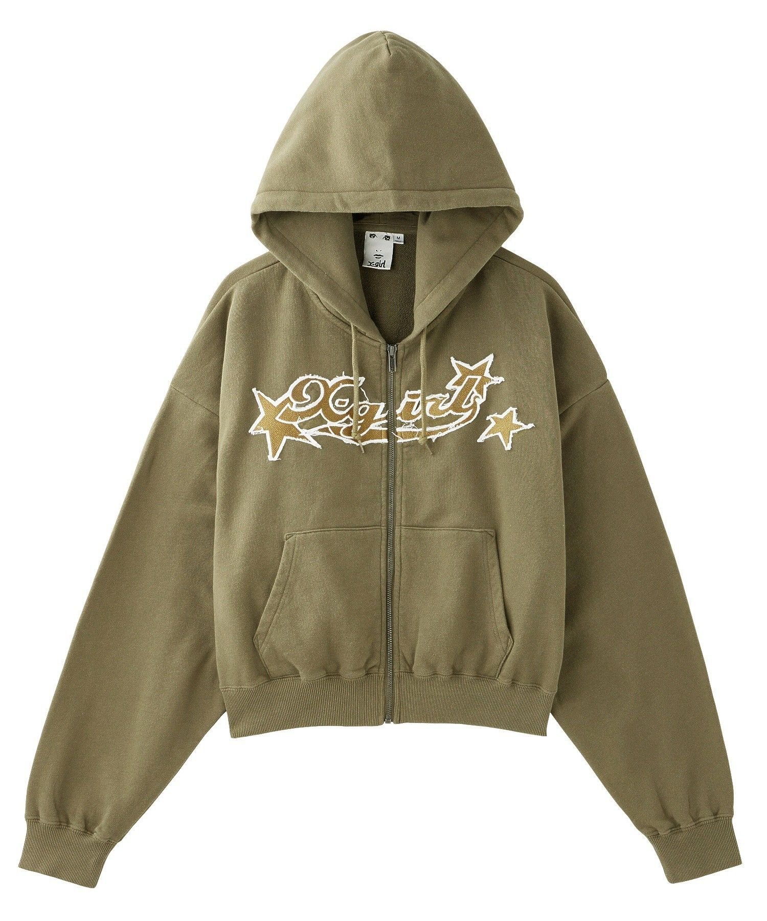 X-girl｜X-girl STAR LOGO ZIP UP HOODIE | Rakuten Fashion(楽天