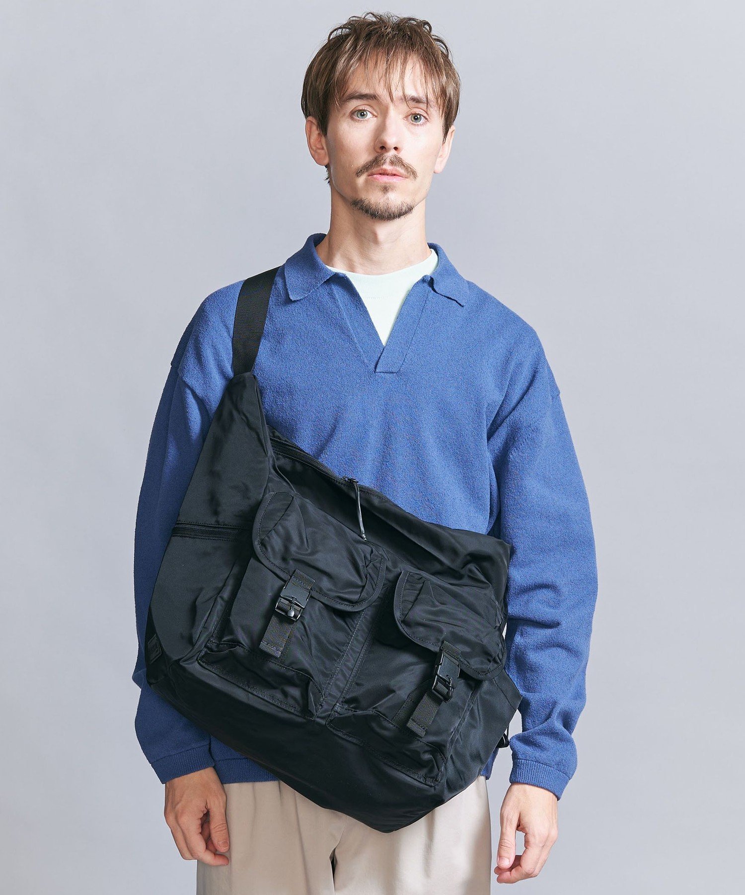 兄*者様 【別注】＜BAICYCLON＞ ナイロン マルチポケット ショルダーバ BEAUTY&YOUTH UNITED ARROWS｜【別注】<BAICYCLON> ナイロン マルチ