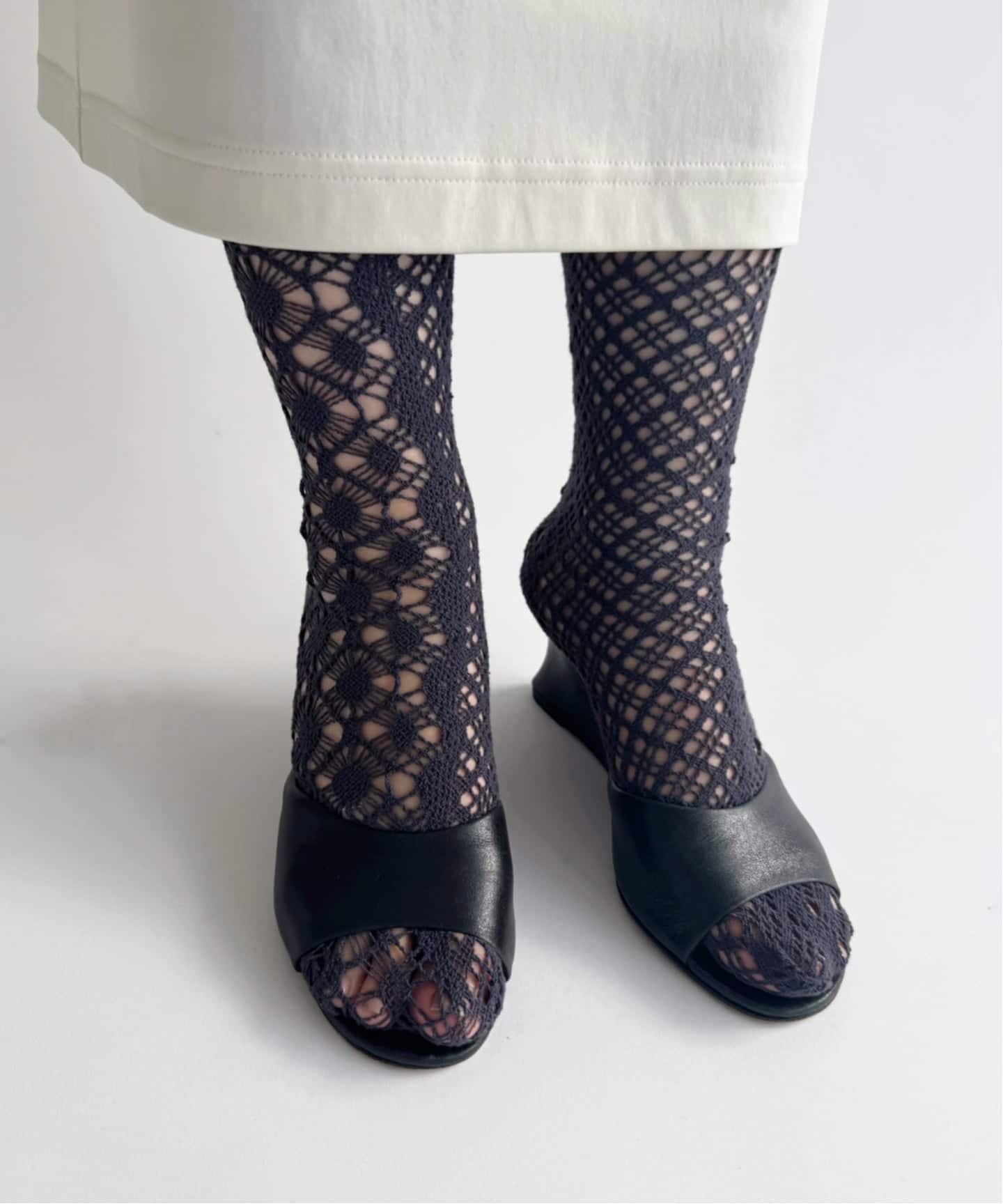EDIT.FOR LULU｜【EUCHRONIA/ユークロニア】Stretch lace socks
