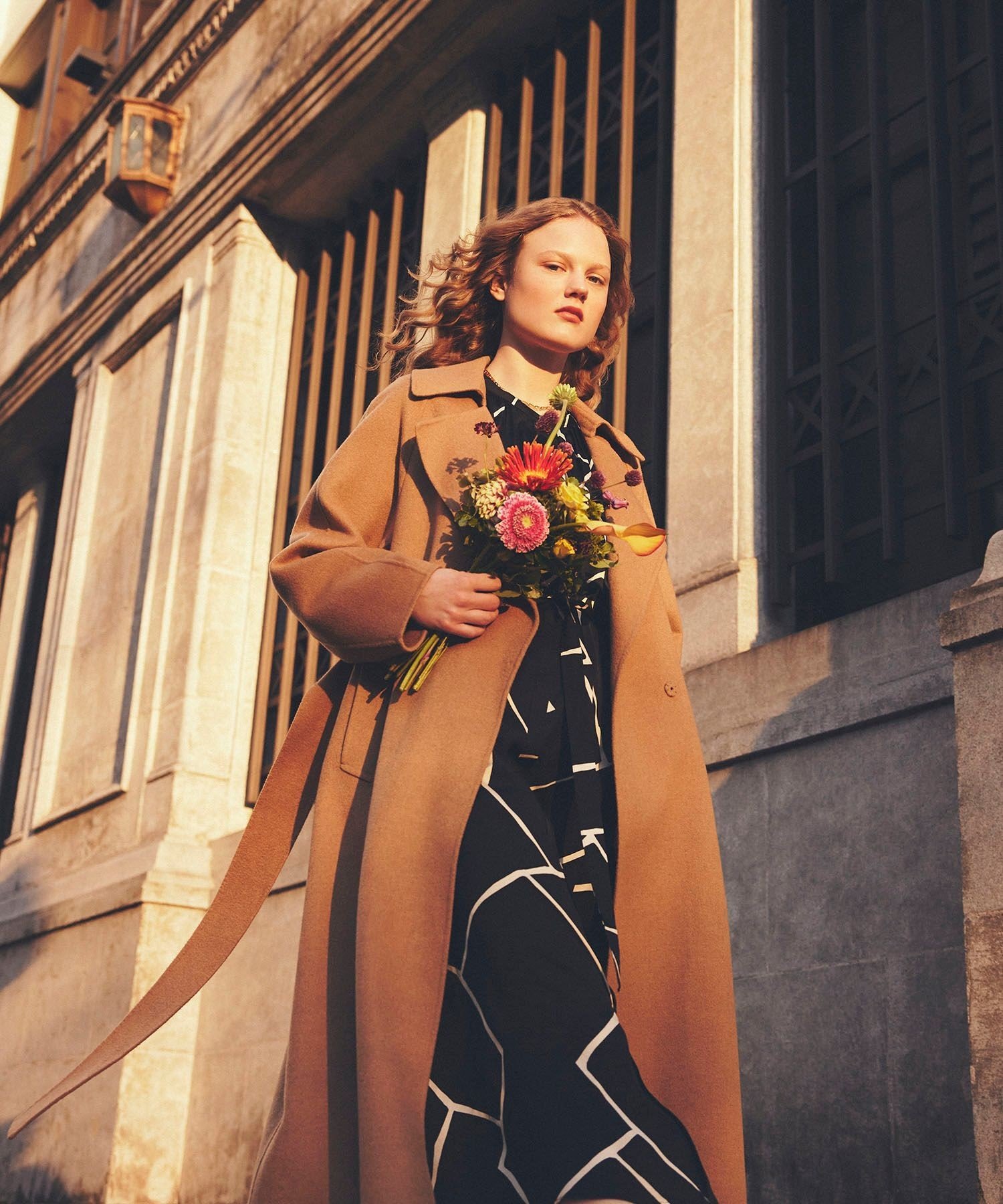 ROPE'｜コロンボキャメルリバーロングコート | Rakuten Fashion(楽天