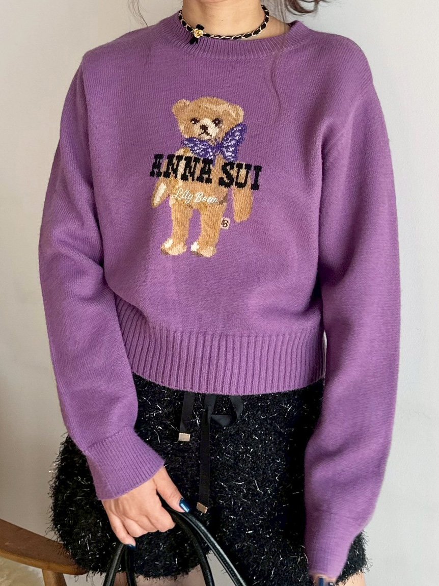 LILY BROWN｜【LILY BROWN ×ANNA SUI】バタフライLily Bearニット