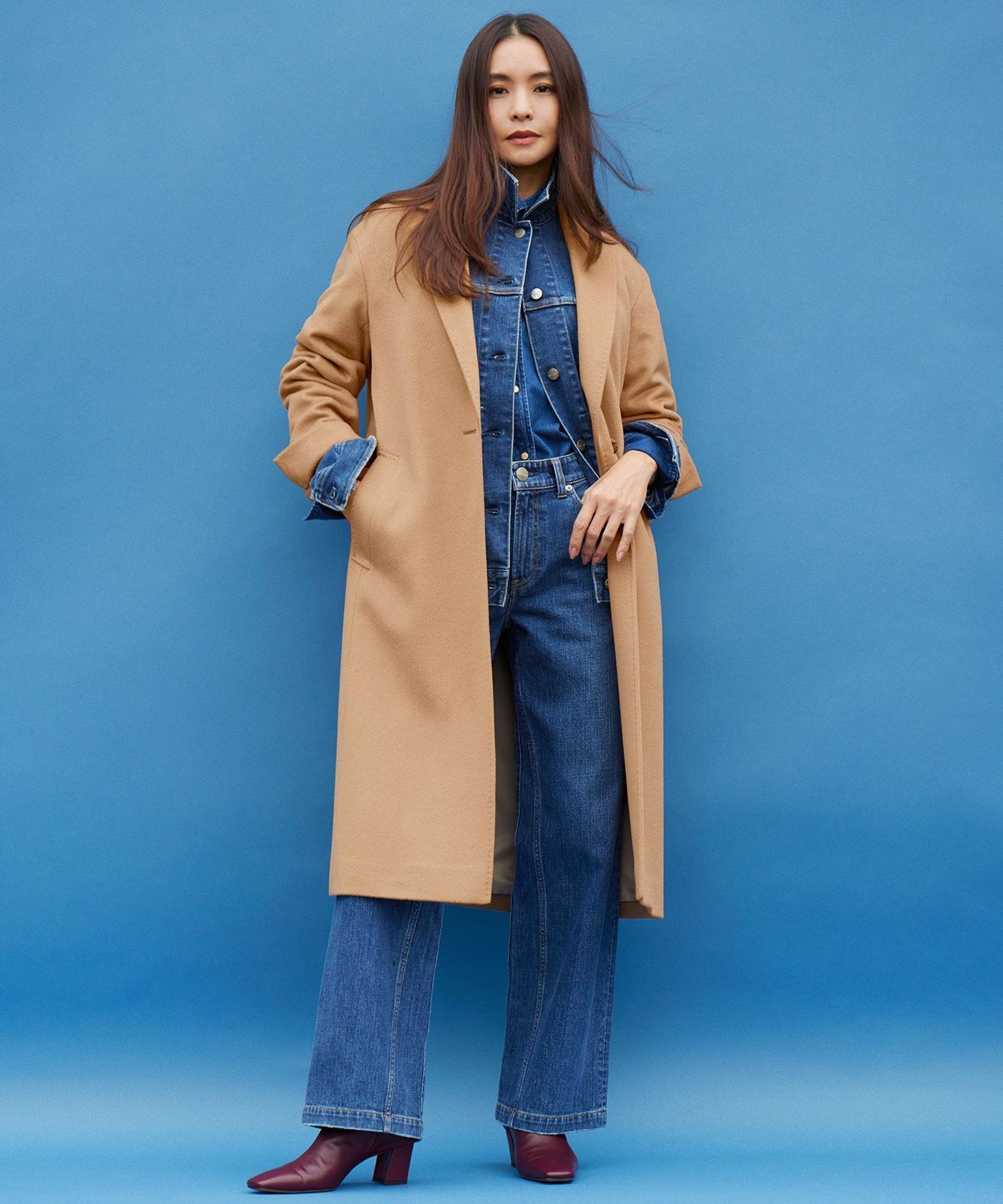 23区｜【滝沢眞規子さん着用】ウールカシミヤビーバー チェスター