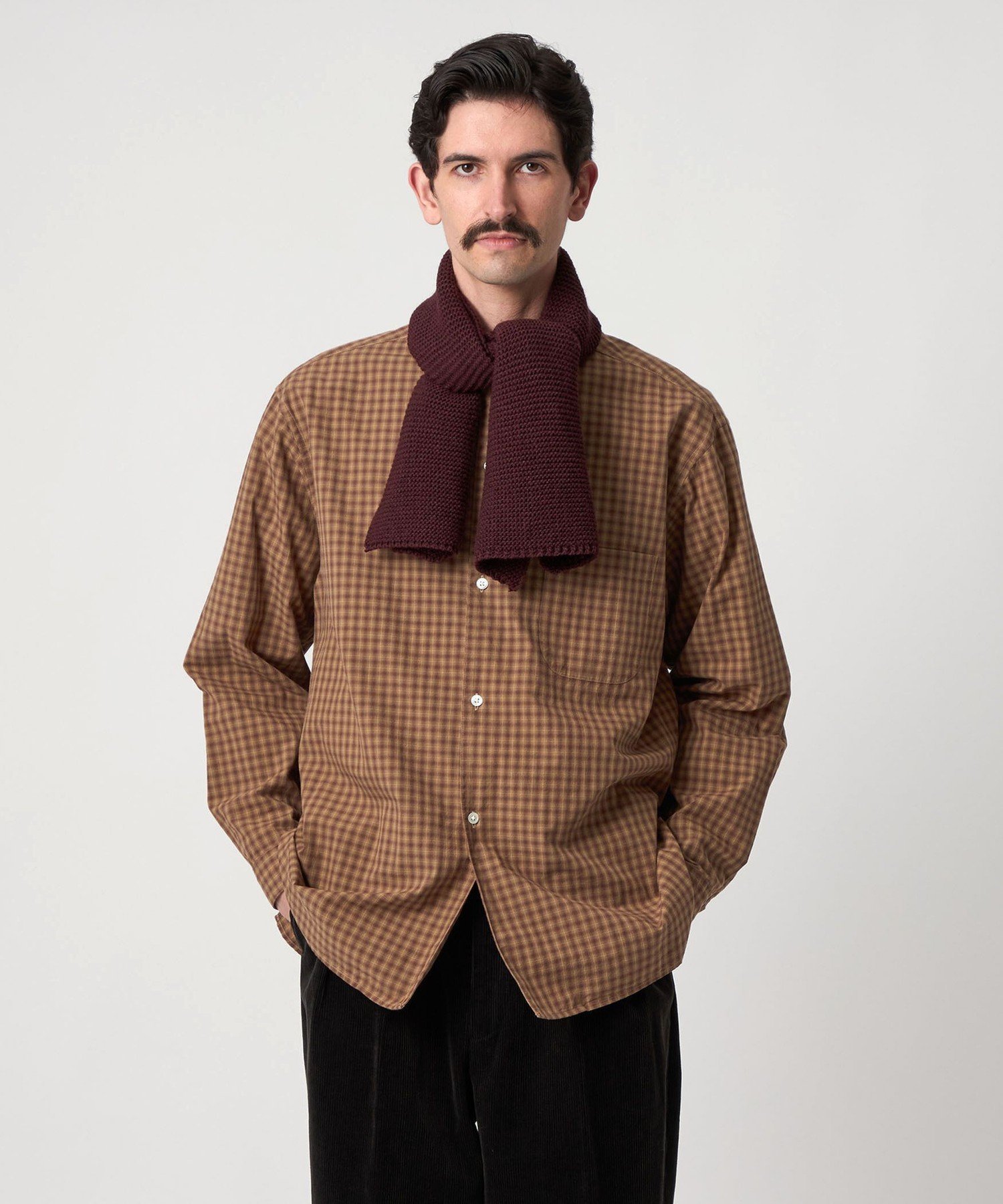 極美品 AILE par EDIFICE ウールシャツ 40 茶 ブラウン 極美品 AILE par EDIFICE ウールシャツ 40 茶 ブラウン - メルカリ