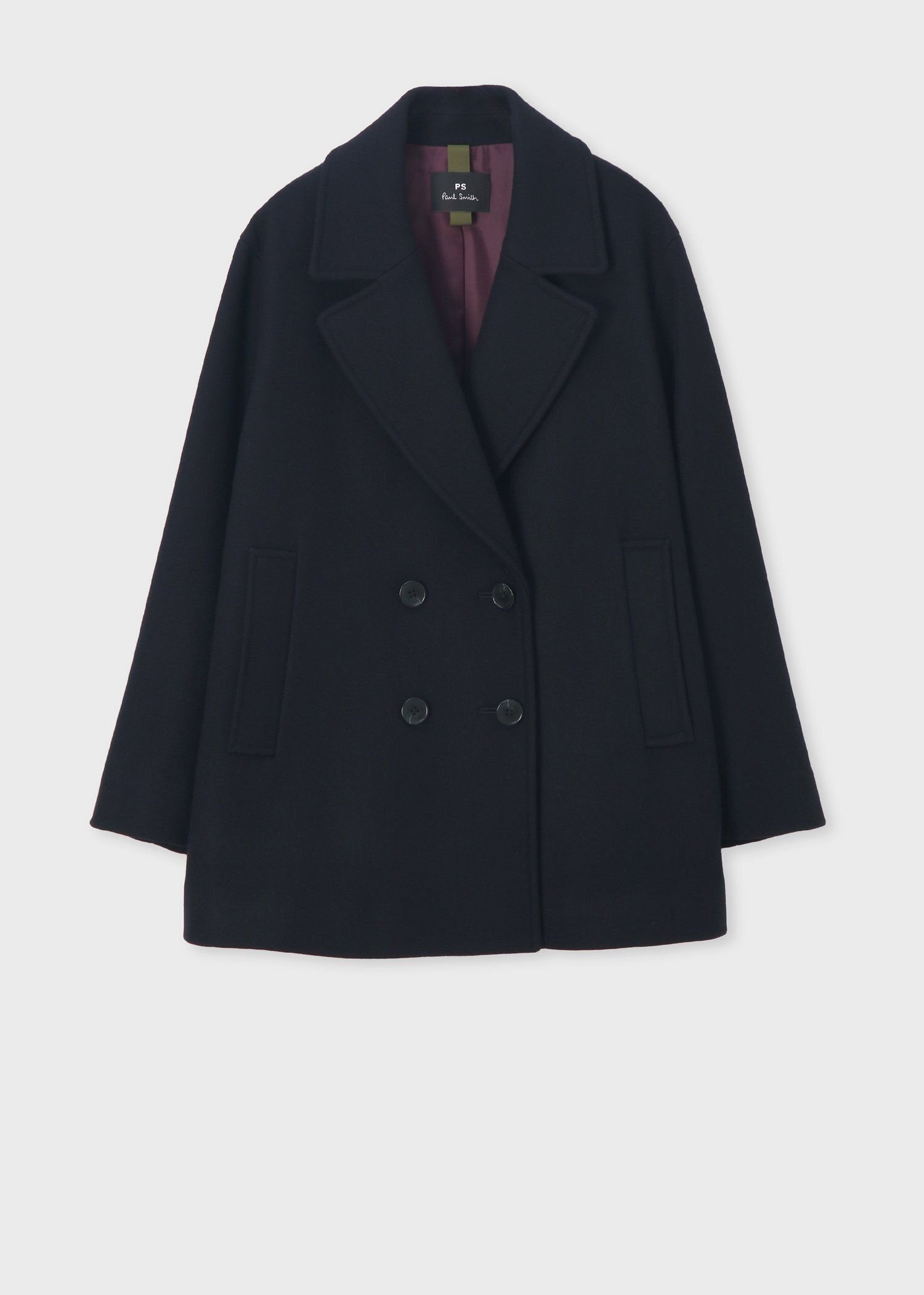 Paul Smith｜ウィメンズ ウールカルゼ ショート ピーコート | Rakuten