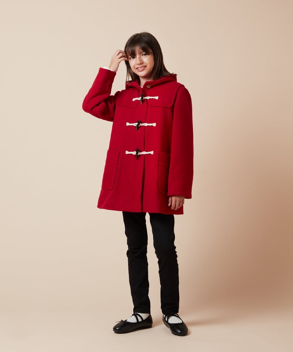 a.v.v｜[140-150]【選べる5色展開】ライトフェイクウールダッフル