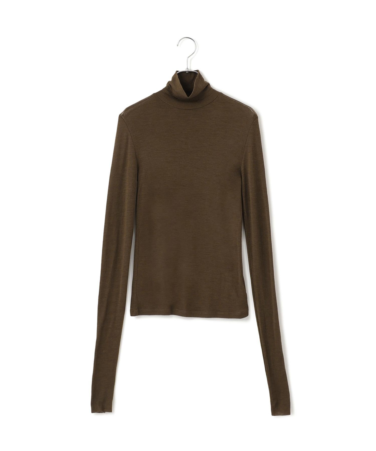 ADAM ET ROPE'｜ウォッシャブルウールタートルネックカットオフプル