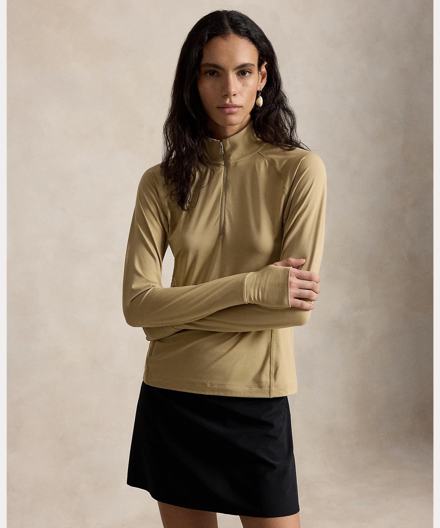 RALPH LAUREN｜(RLX)ストレッチ ジャージー クォータージップ