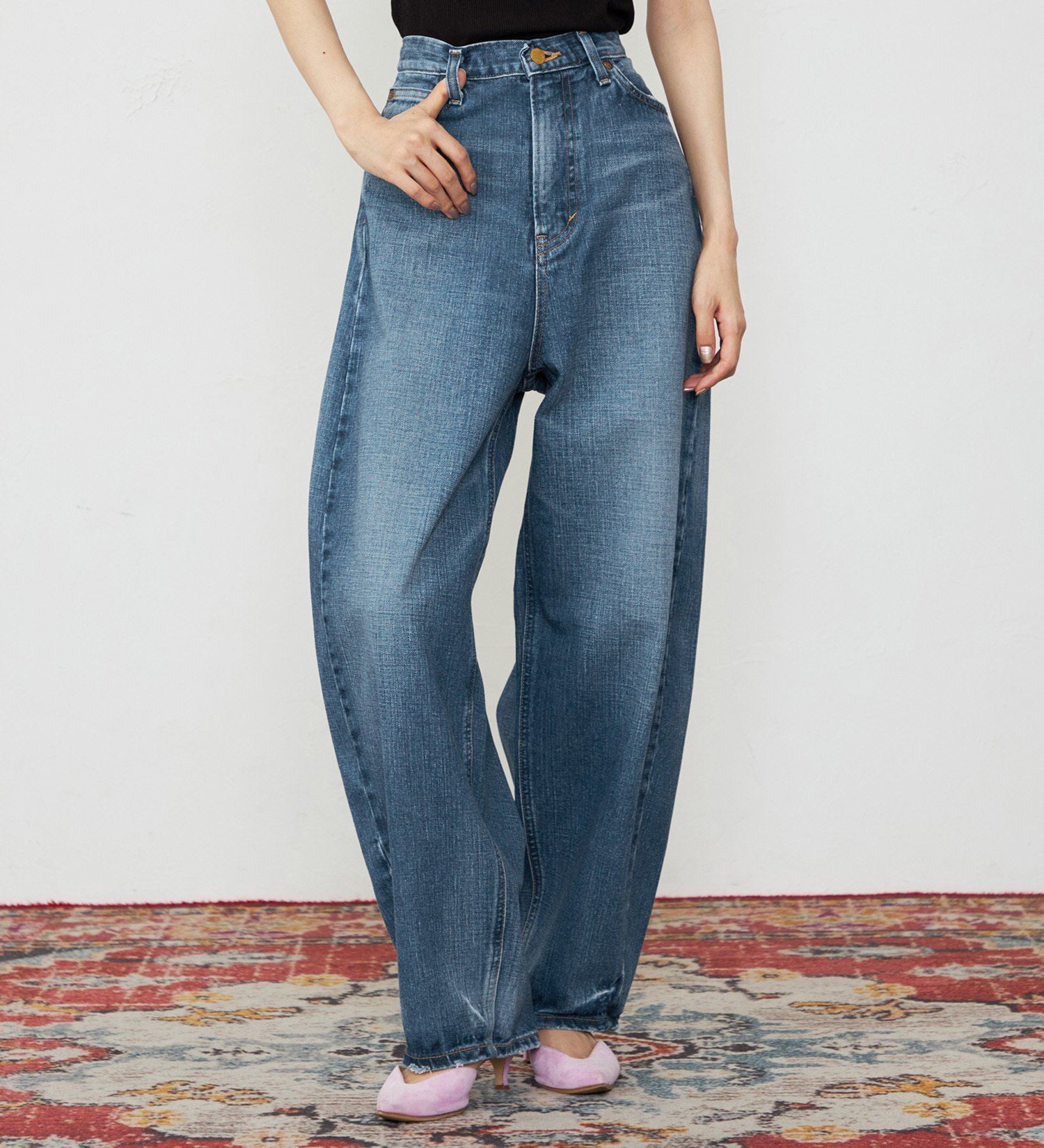 EDWIN ONLINE MALL｜Lee カーヴワイドデニムパンツ オリジナルコットン