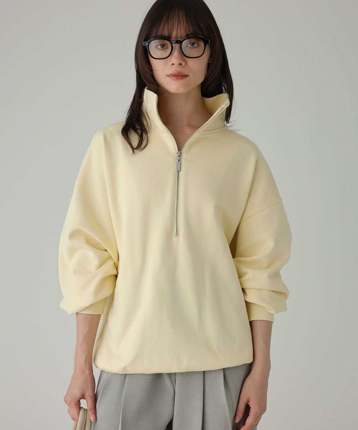 BABYLONE｜ハーフZIP裏毛プルオーバー | Rakuten Fashion(楽天