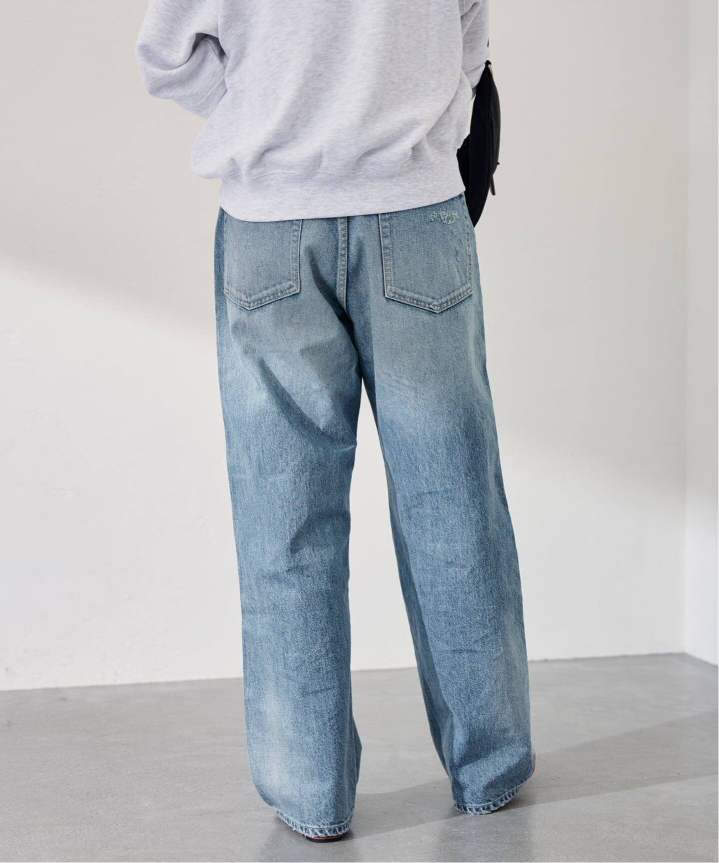 FRAMeWORK｜JOHNBULL/ジョンブル Hwデニムワイドストレートパンツ