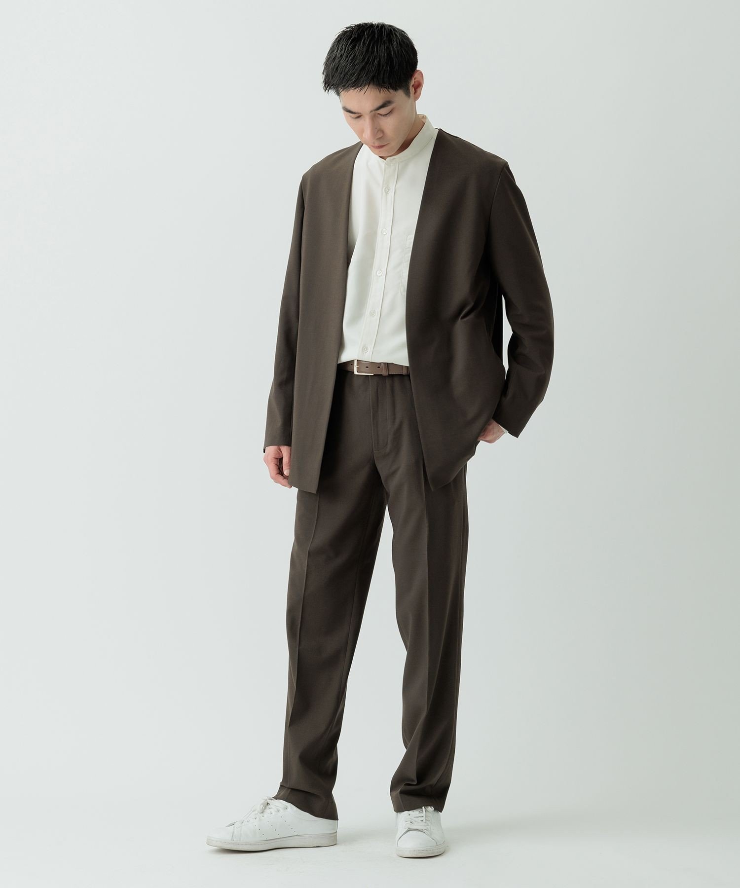 ADAM ET ROPE'｜【Chambrer】ノーカラー ジャケット / セットアップ