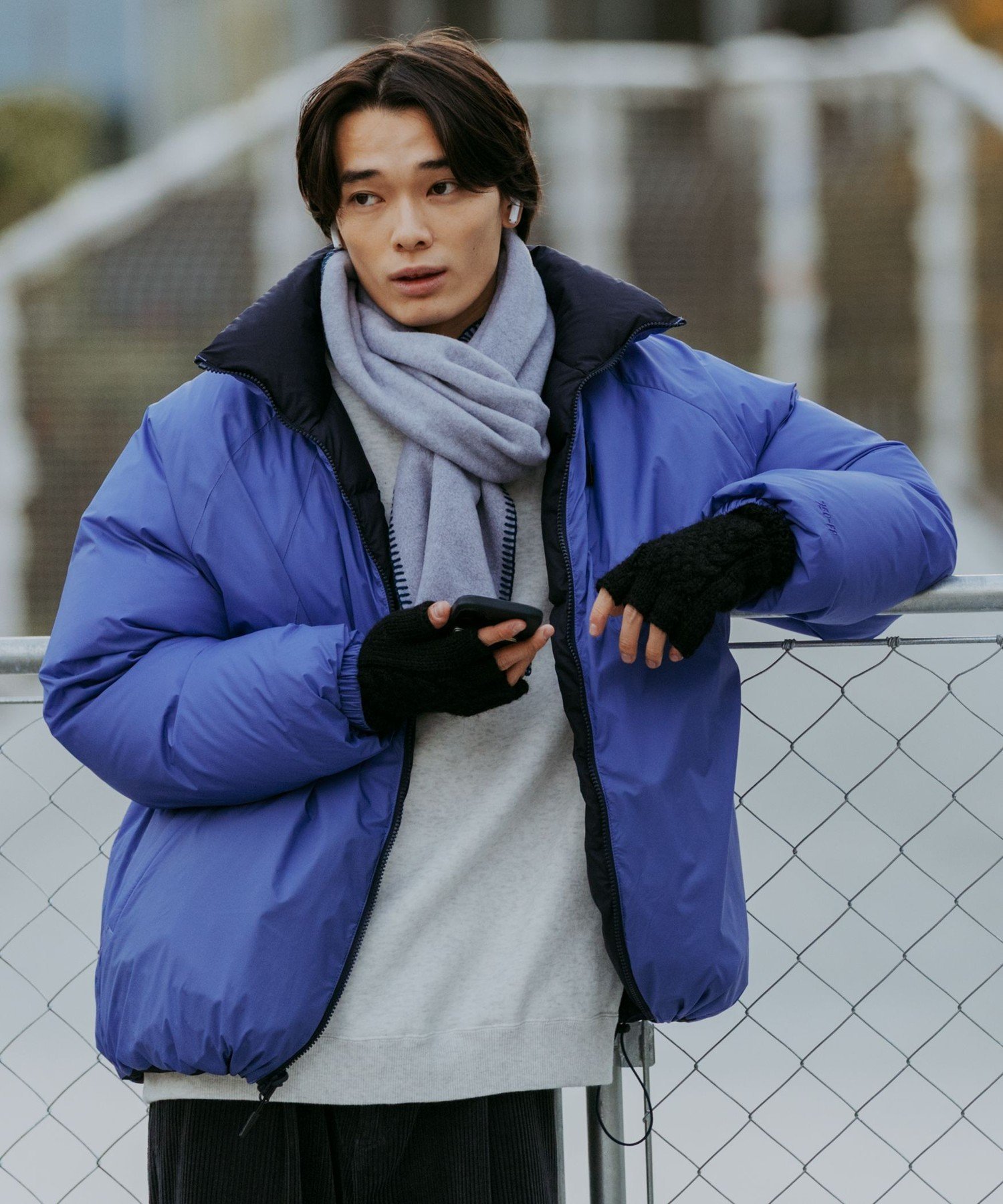 ドゥーズィエムクラス別注 イヴサロモン フードダウンジャケット パープル ドゥーズィエムクラス別注 イヴサロモン フードダウンジャケット