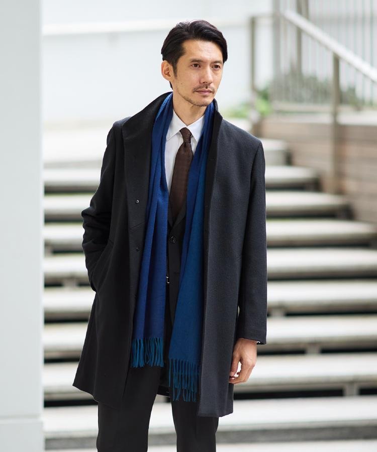 TAKEO KIKUCHI｜【洗えるベビーカシミヤ】 ベビーカシミヤ無地マフラー