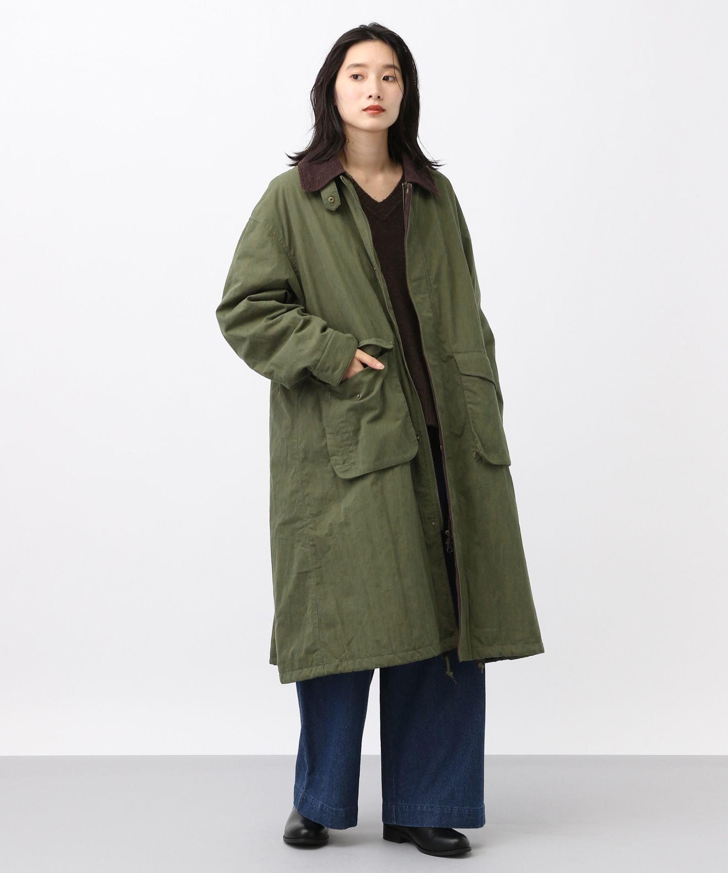 studio CLIP｜《natural by clip》フィッシングロングコート | Rakuten