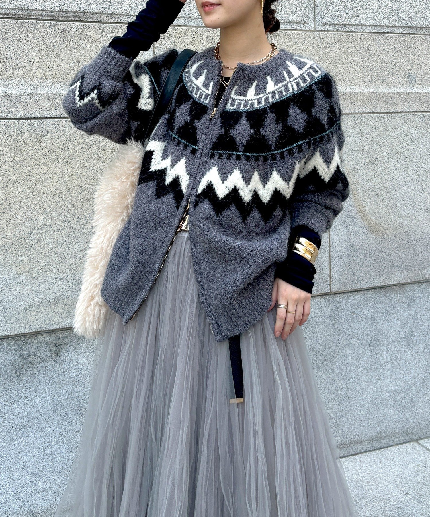 DOUDOU｜【11/20(木)12:00~ 完売カラー再販売開始】ノルディック柄