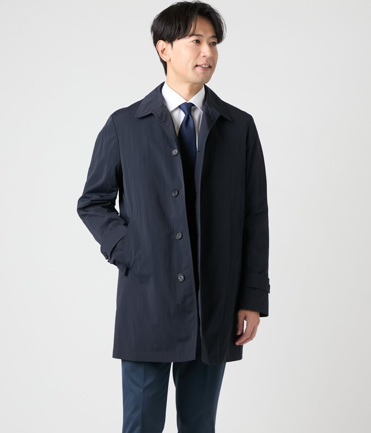 NEWYORKER｜【撥水】ザックナイロン ステンカラーコート | Rakuten