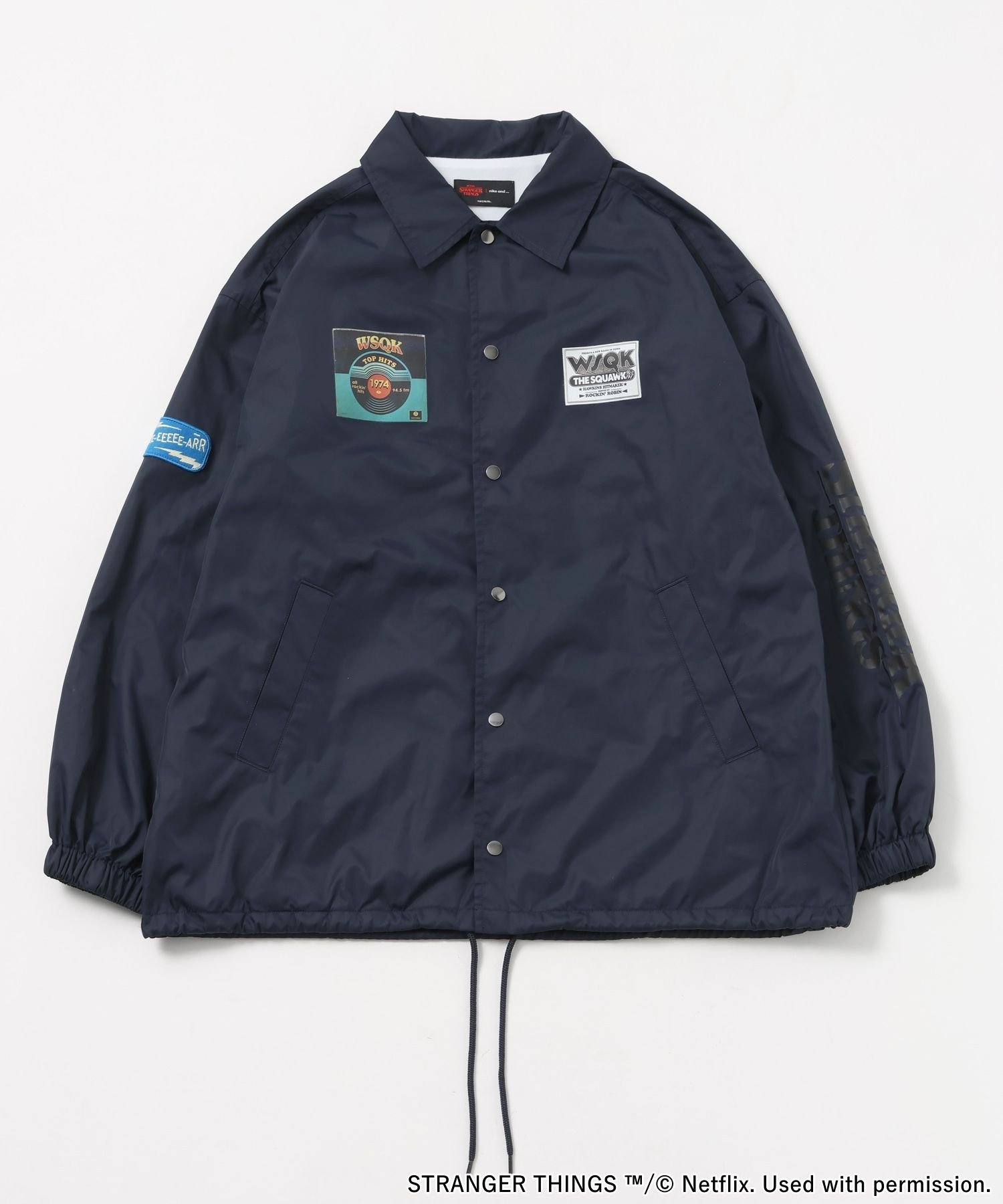niko and ｜【STRANGER THINGS】コラボ アソートコーチジャケット