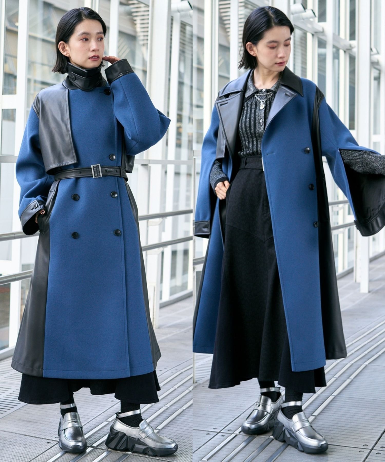 HARE｜ウーリーテックフェイクレザーキリカエトレンチコート | Rakuten