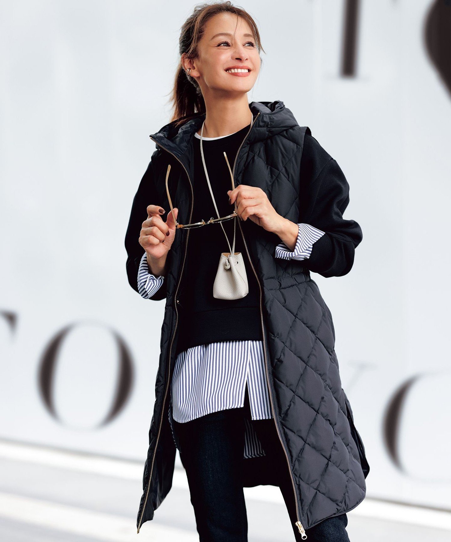 UNFILO｜【TAION×UNFILO】フード付き ジレ | Rakuten Fashion(楽天