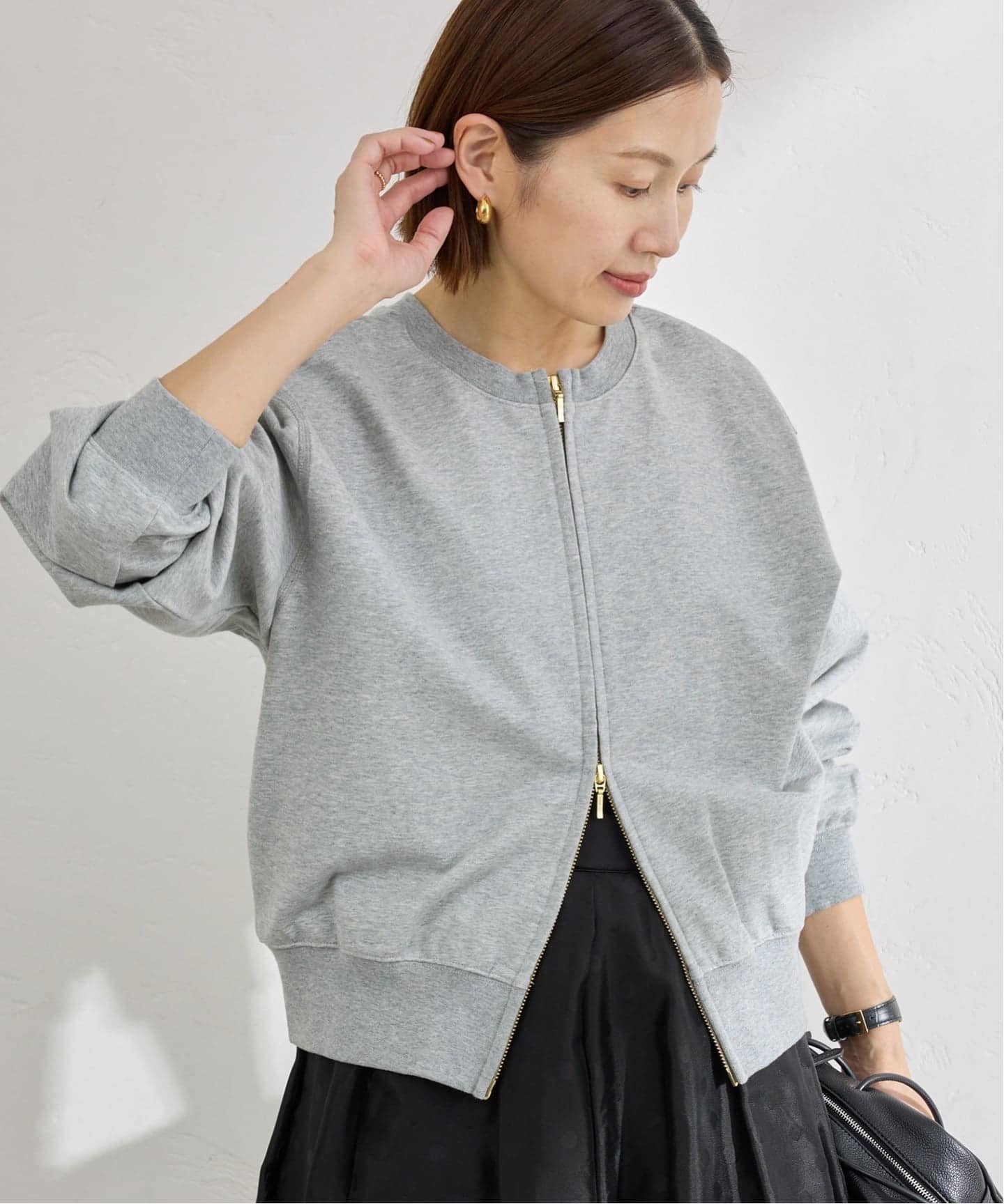 IENA｜ジップオープン2WAYスウェットプルオーバー | Rakuten Fashion