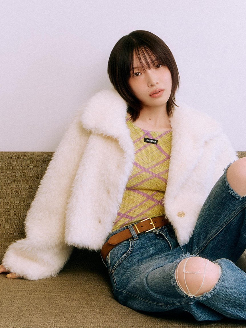 LILY BROWN｜バリエファーショートコート | Rakuten Fashion(楽天