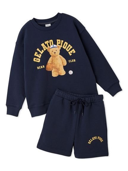 gelato pique｜【JUNIOR】スポーティーベア裏毛プルオーバー&裏毛