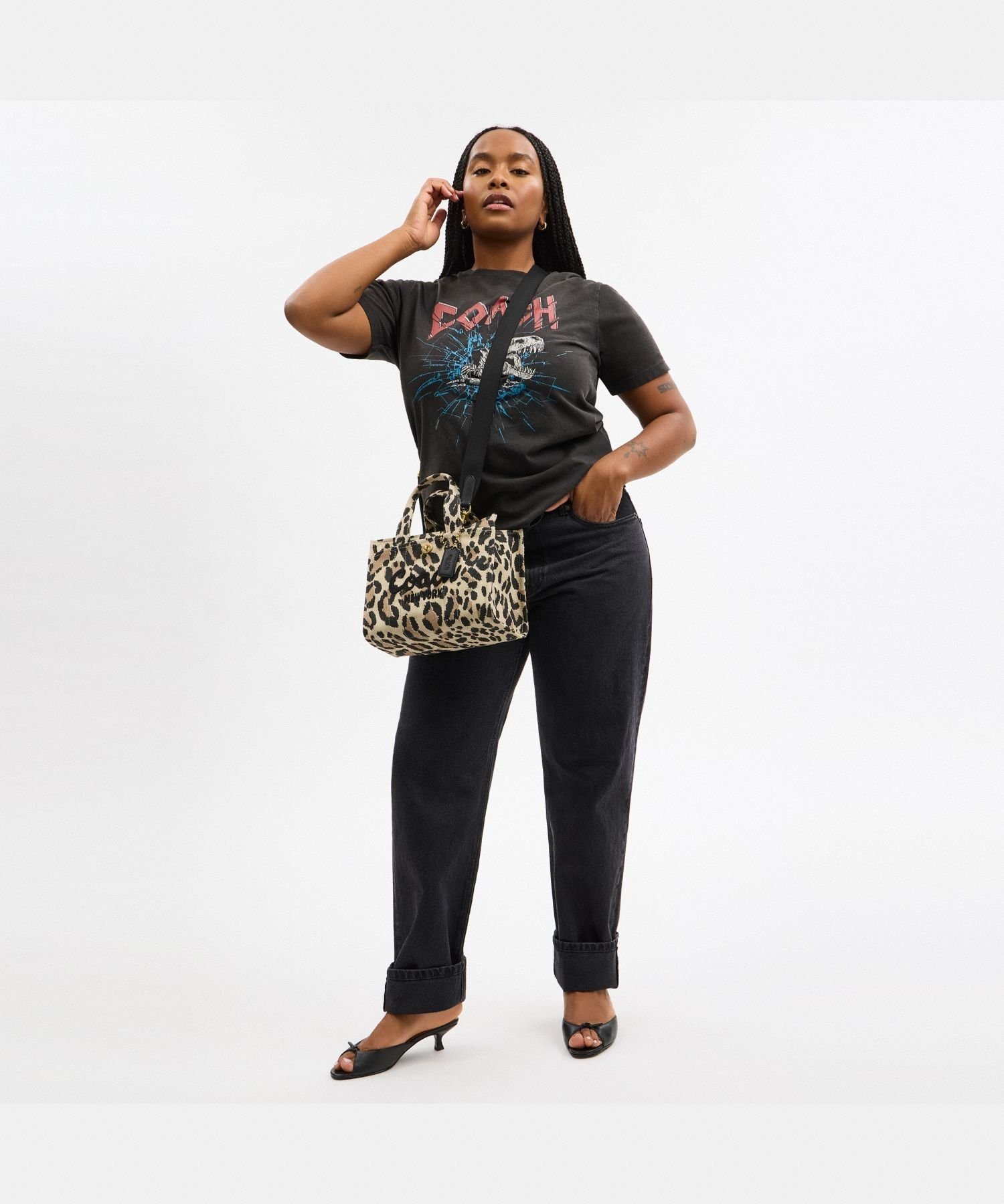 COACH｜【公式】カーゴ トート 26・レオパード プリント | Rakuten