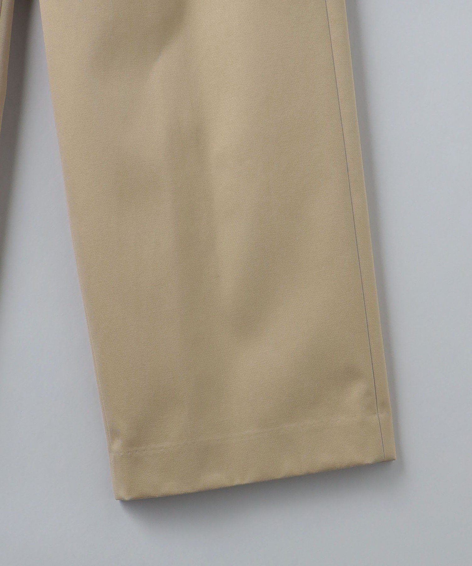 ＜6(ROKU)＞コットン チノ ワイド パンツ　ブラウン　34 6(ROKU)＞コットン チノ ワイド パンツ