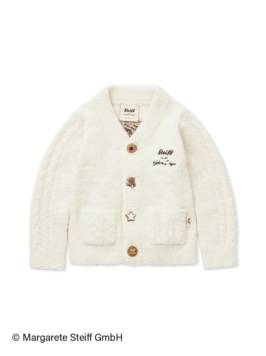 gelato pique｜【Steiff】【KIDS】パウダージャガードカーディガン