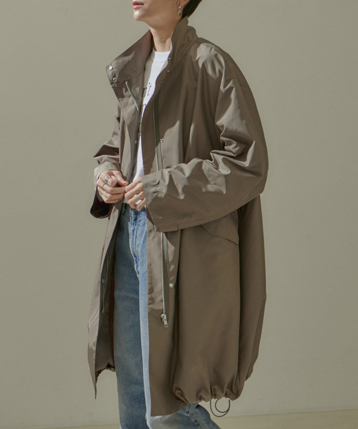 SALON adam et rope'｜[24SS]ミリタリースタンドカラーコート/モッズ