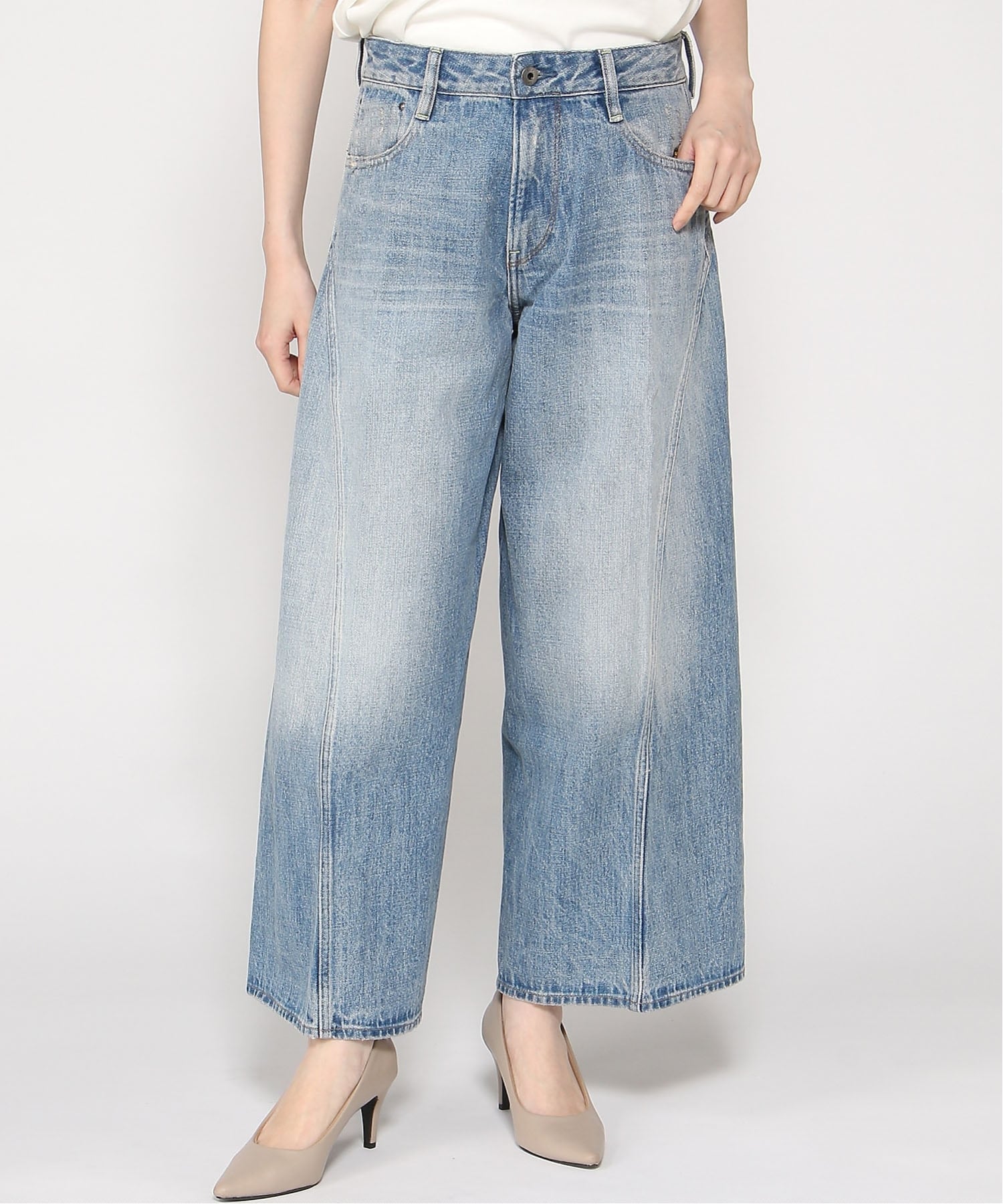 G-Star RAW｜【公式ショップ】Helyx 3D Cinch Wide Jeans/立体裁断