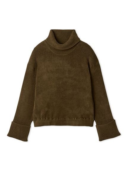 Mila Owen｜【セットアップ対応】モールヤーンタートルニットプル