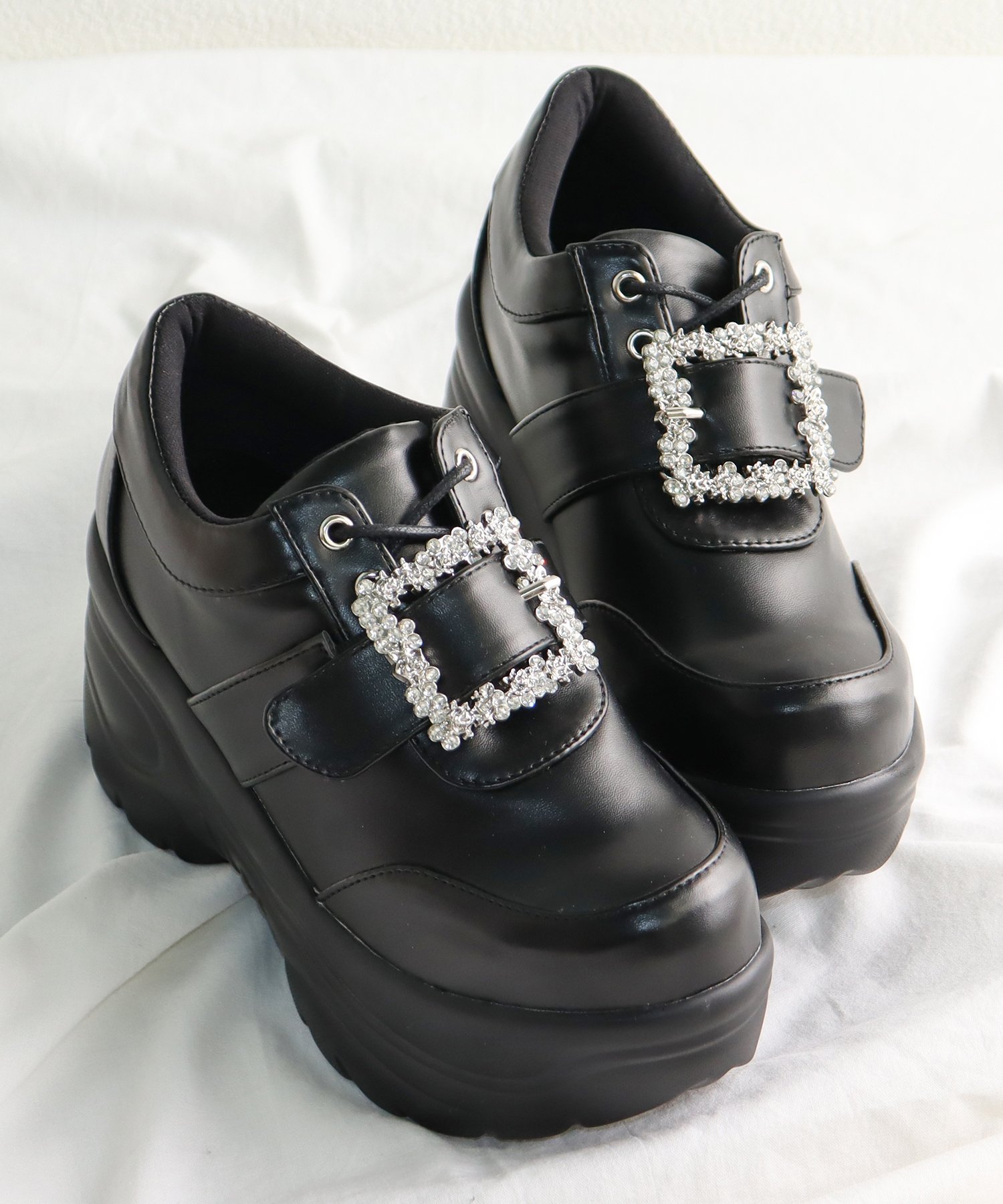 SFW｜9cmヒール ワンピース 韓国ファッション 厚底 スニーカー ☆1673