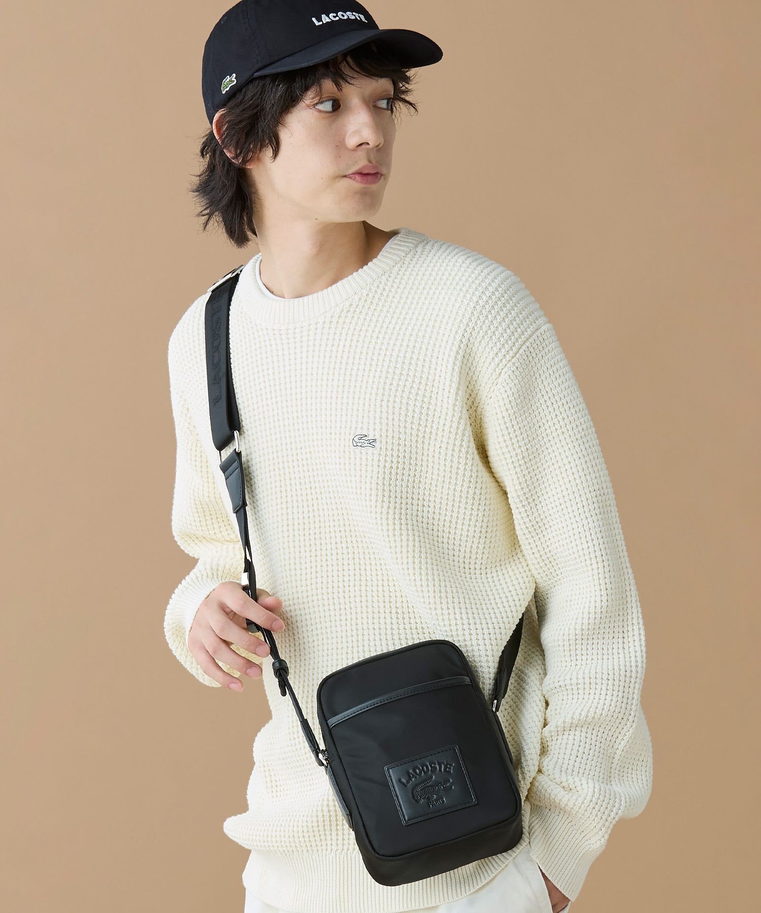 LACOSTE｜ラコステクラシックス ナイロンミニショルダーポーチ