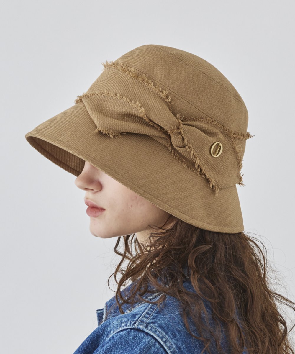 OVERRIDE｜Chapeau d' O Twisted Ribbon Cloche | Rakuten Fashion