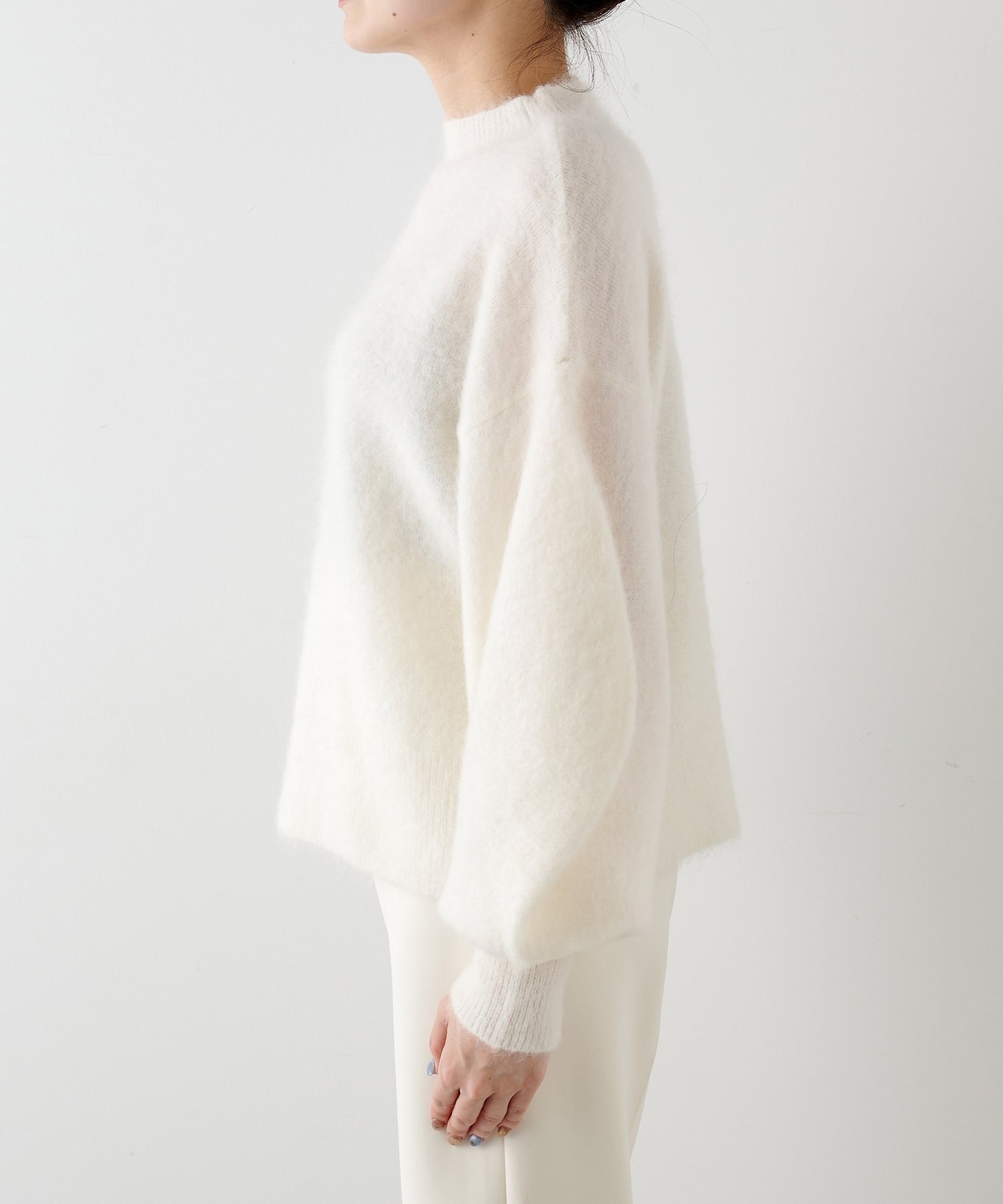 Whim Gazette｜【THE PAUSE】バレルスリーブニット | Rakuten Fashion