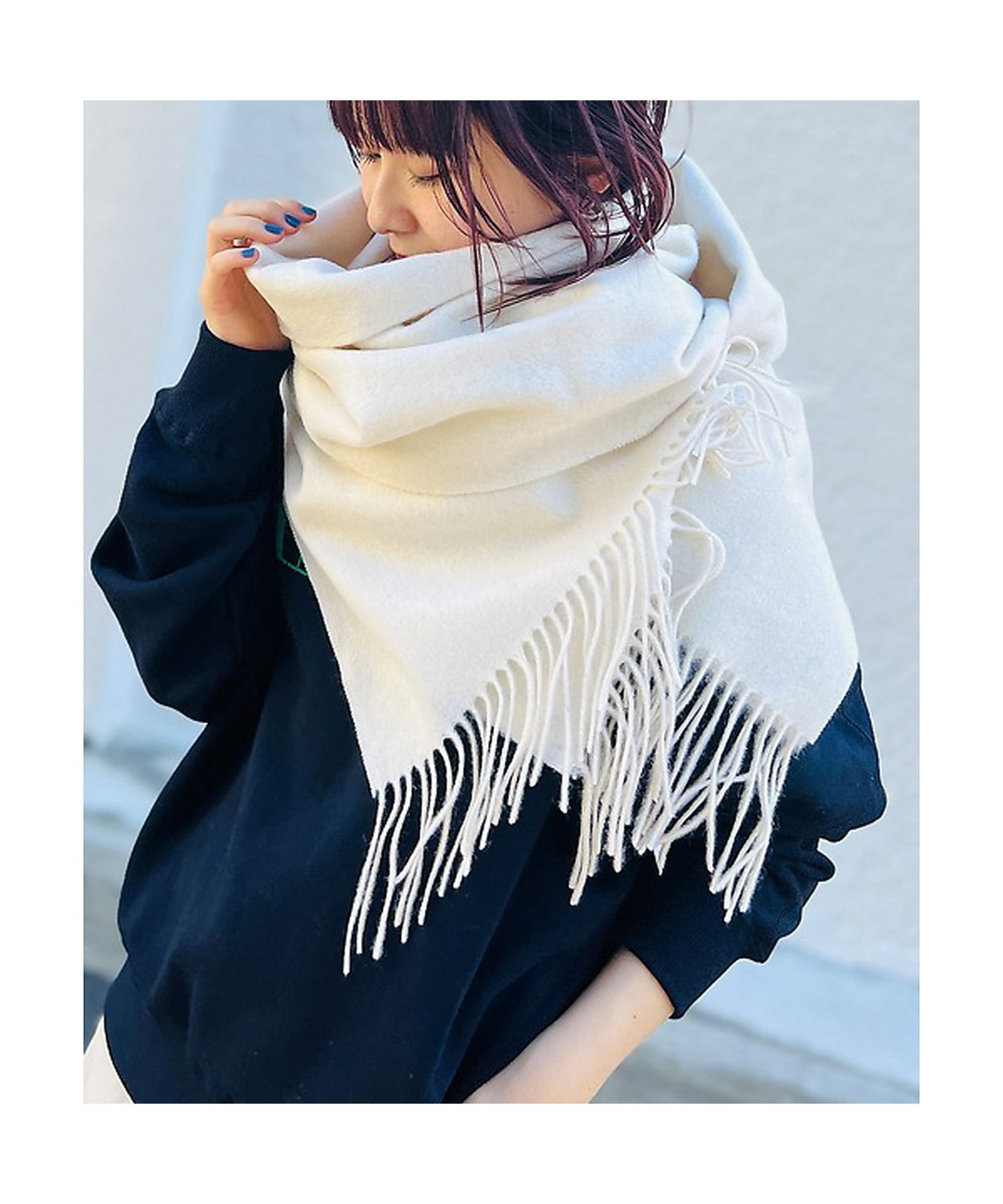 Spick & Span｜Spick & Span カシミヤストールファー加工 | Rakuten