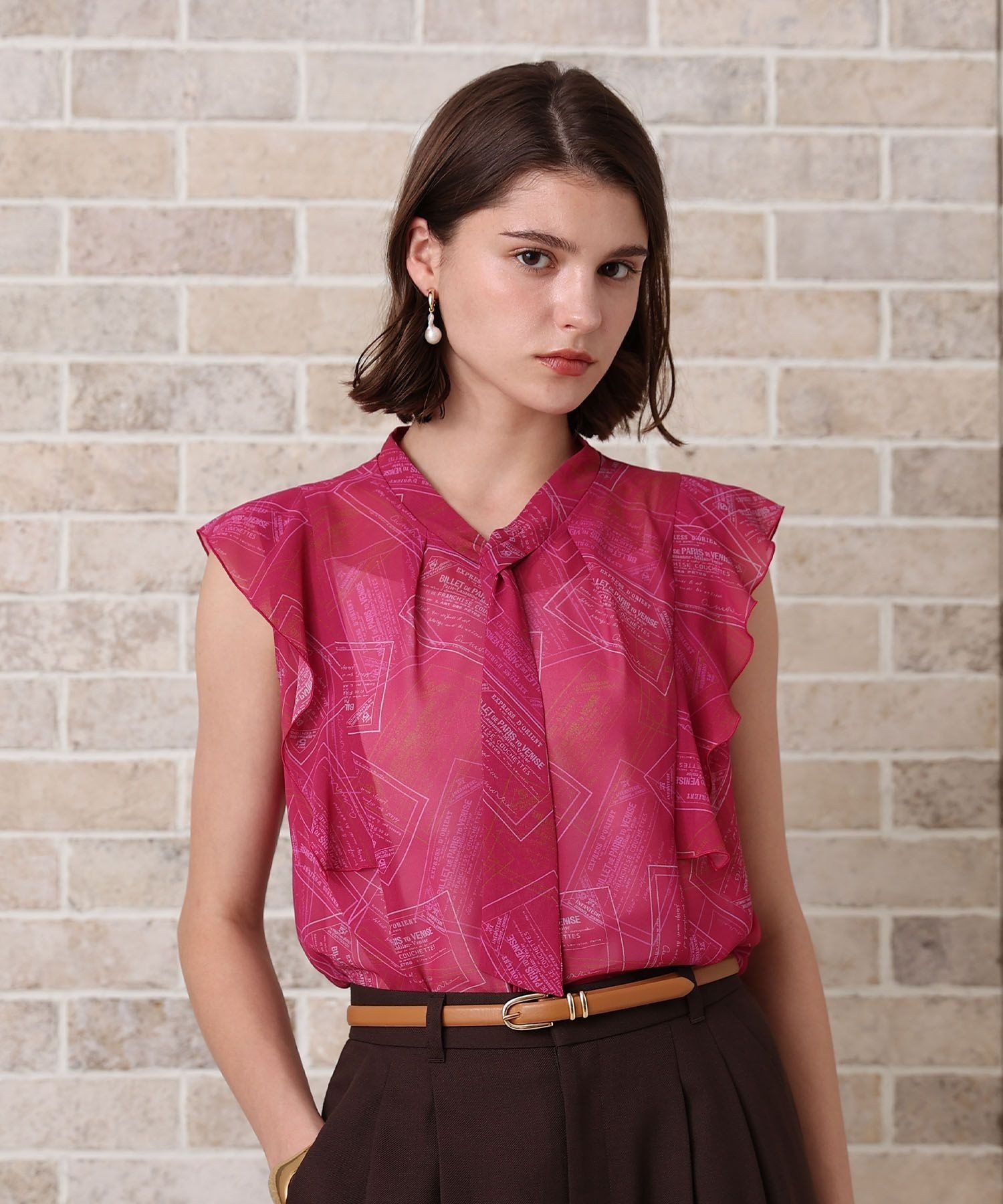 楽天市場】ANAYI アナイ ボウタイ ブラウスの通販