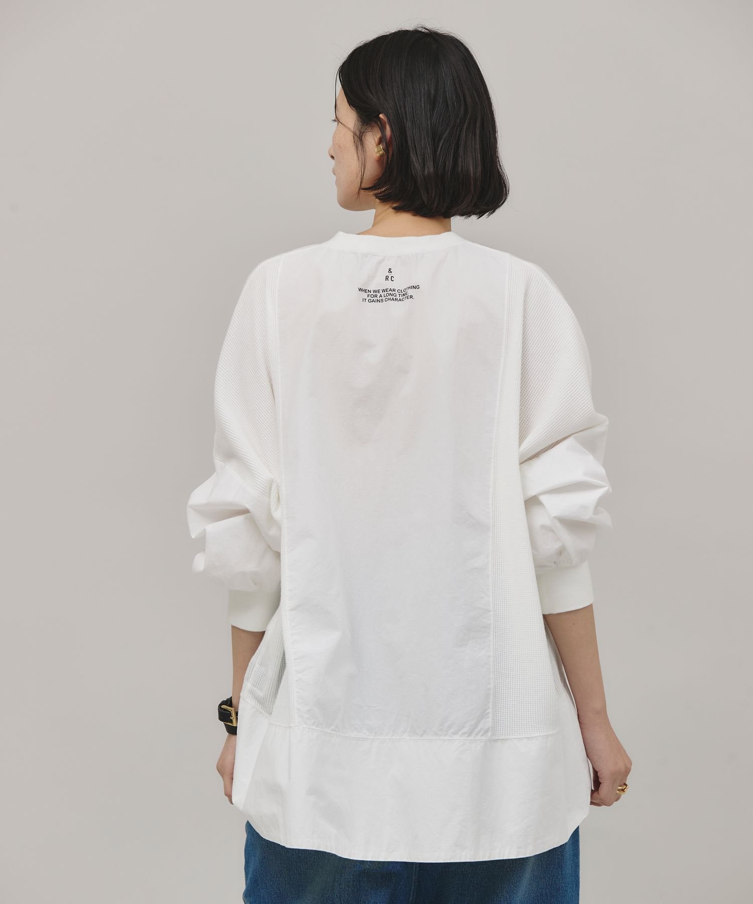 2025AW✨ カレンソロジー ＜&RC＞ワッフルヘンリープルオーバー　黒　F &RC＞ワッフルヘンリープルオーバー | [公式]カレンソロジー