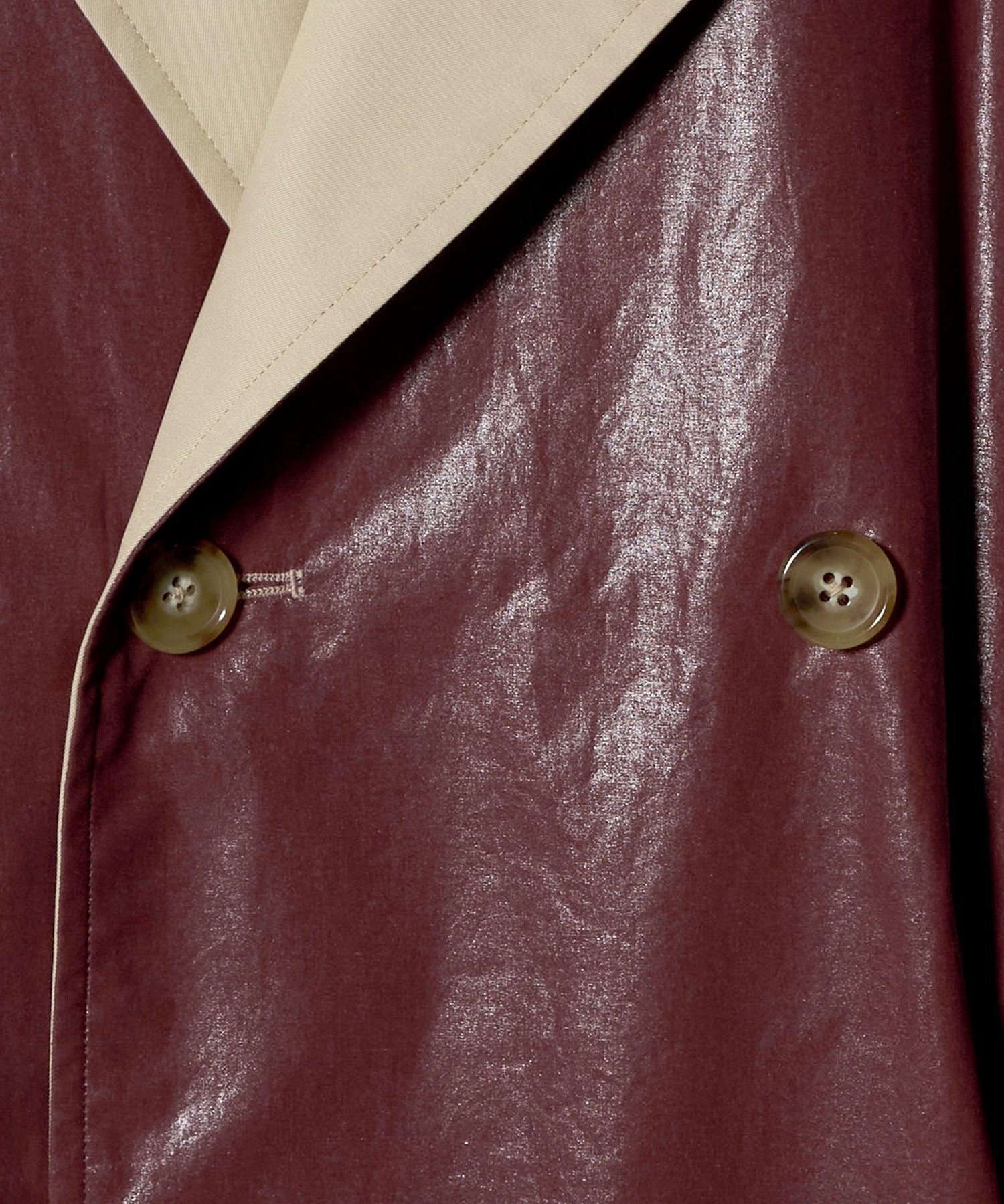 6(ROKU) ロク ユナイテッドアローズ リバーシブル コート セール】＜6(ROKU)＞コーティング リバーシブル コート（トレンチ