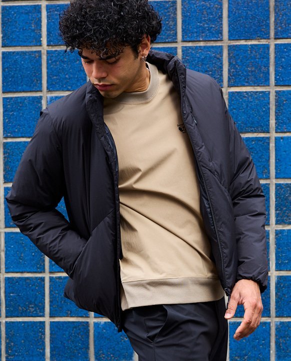 YEVS｜スタンドカラーステッチレスダウンジャケット | Rakuten Fashion