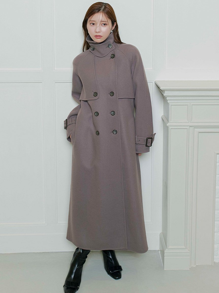 CELFORD｜ウール混ロングトレンチコート | Rakuten Fashion(楽天