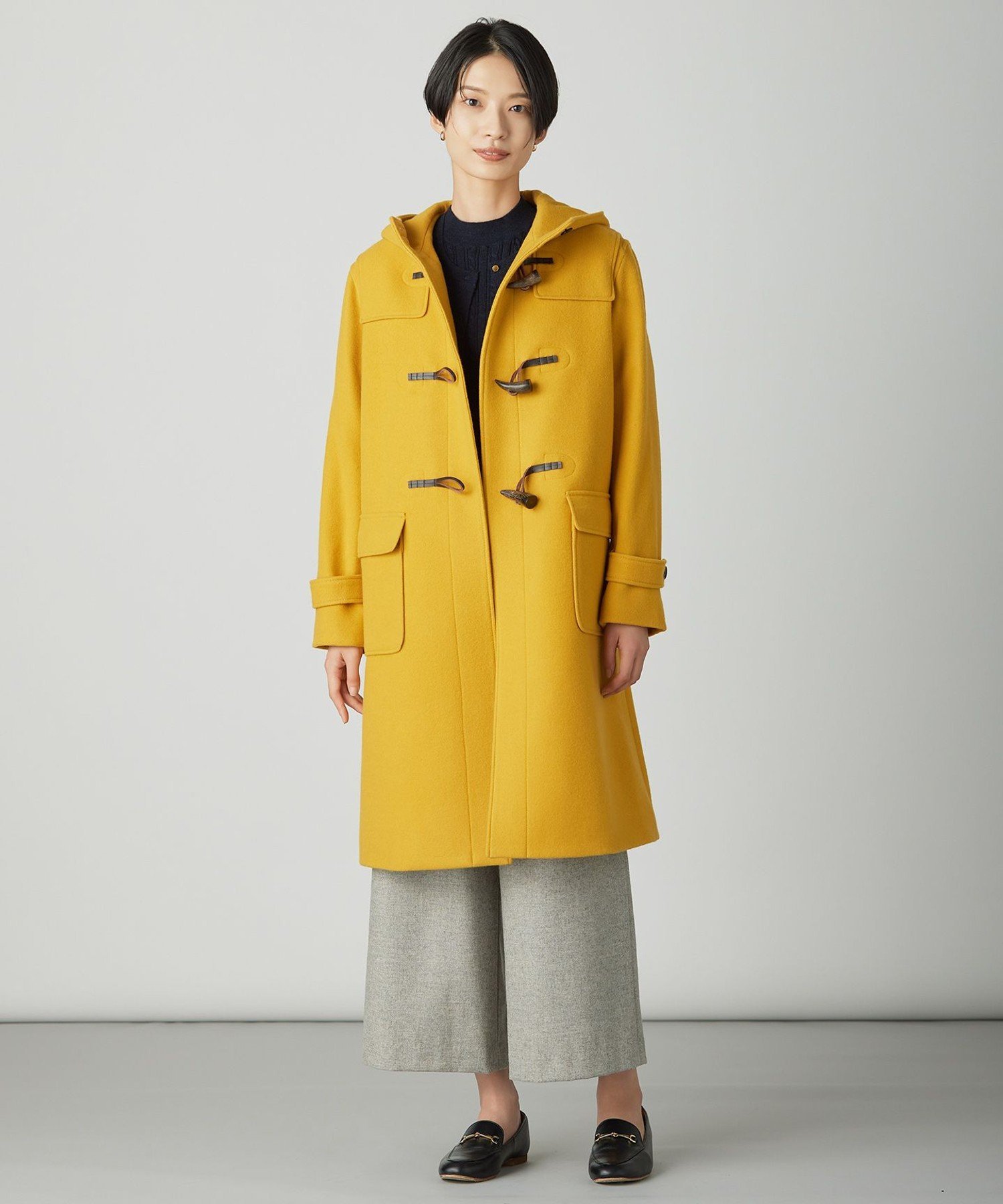 J.PRESS｜Jackal ソフトメルトン ダッフル コート | Rakuten Fashion