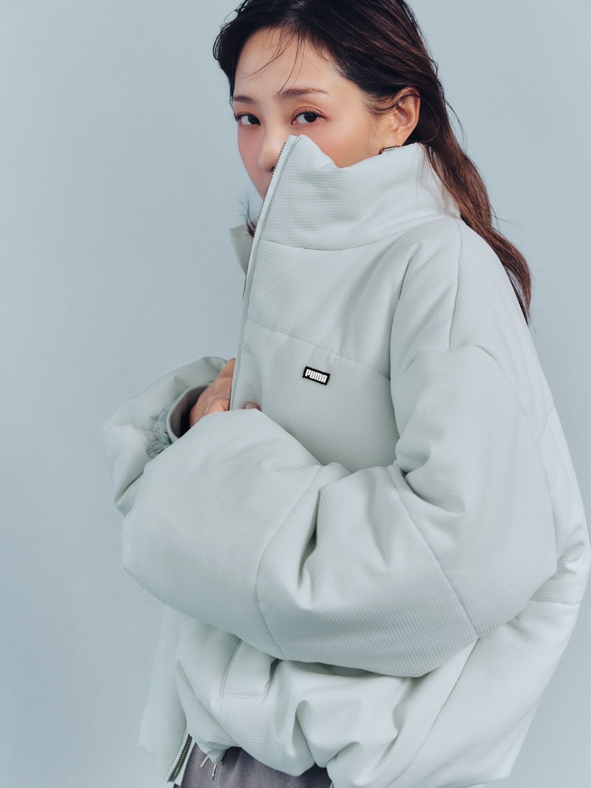 SNIDEL｜【SNIDEL×PUMA】中綿ショートブルゾン | Rakuten Fashion(楽天