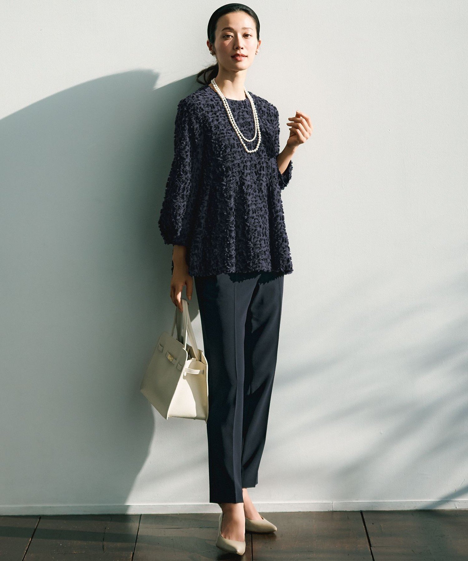 23区｜【VERYコラボ】ボタニカル カットジャカード ブラウス | Rakuten